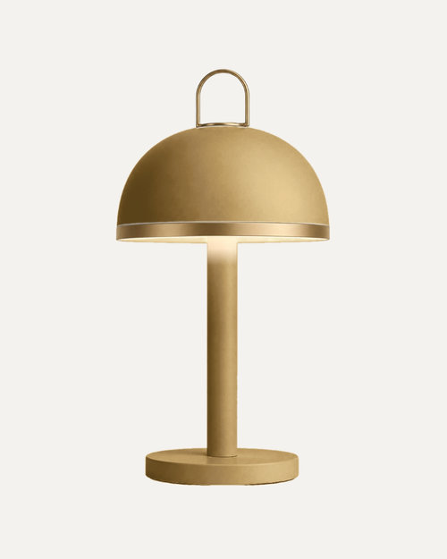 Veyraine Dome Portable Lamp in brushed gold